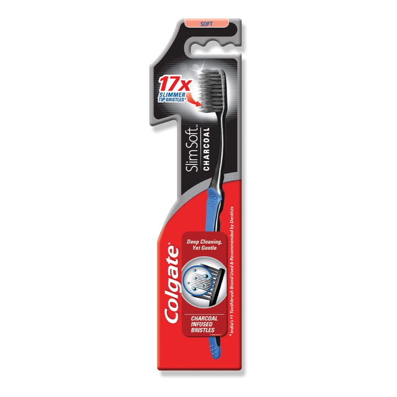 Colgate TB SlimSoft Charcoal
