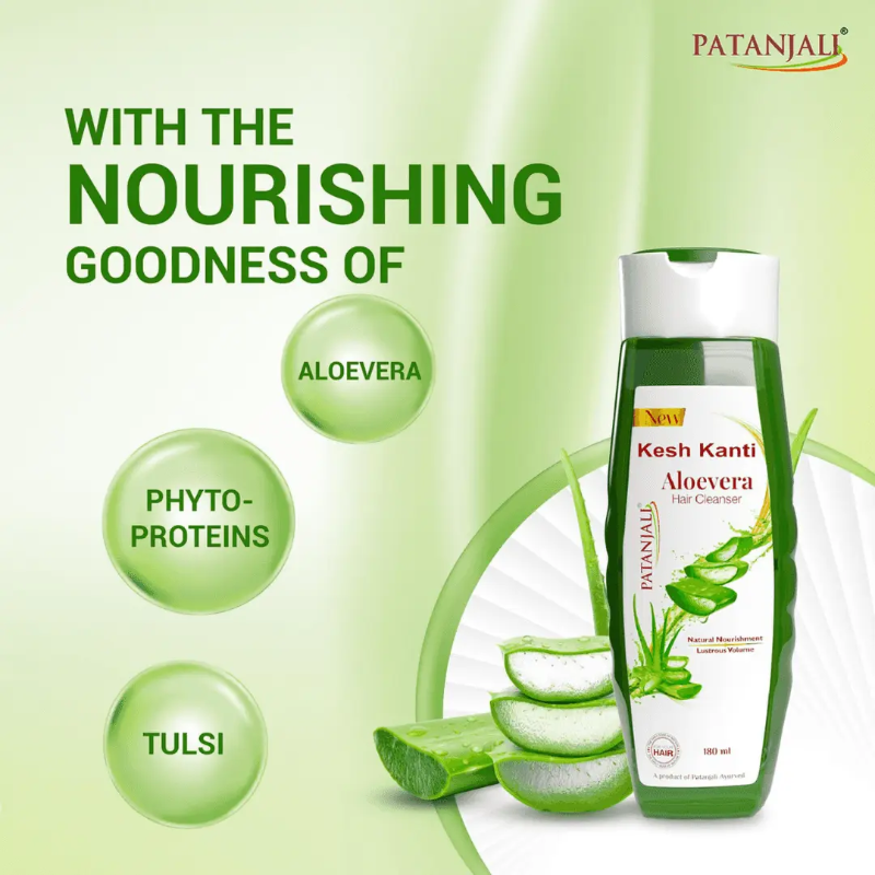 patanjali shampoo Alov 180ML