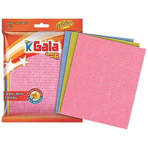 Gala Sponge Wipe 3pcs.