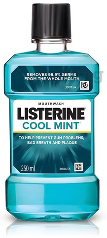 Listerine Cool Mint Mouthwash 250ml
