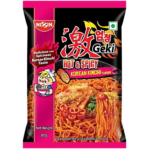 Nissin Korean Kimchi Noodles H&S 80gm