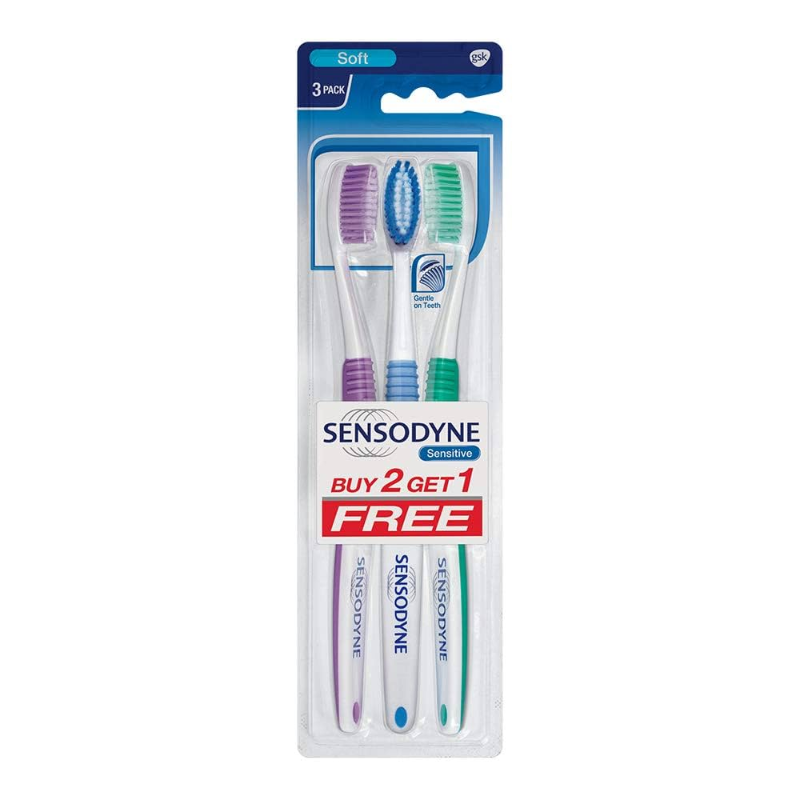 Sensodyne Sensitive Toothbrush 2+1