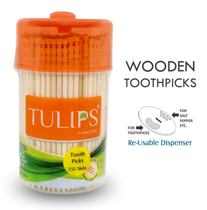 Tulips Tooth Picks 250 Sticks