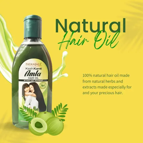Patanjali Kesh Kanti Amla Hair Oil 100Ml