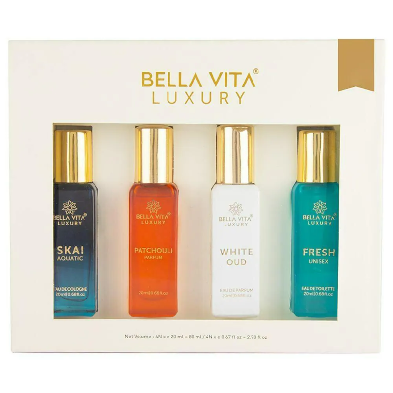 BellaVita Unisex Parfum Gift Set 20*4ml