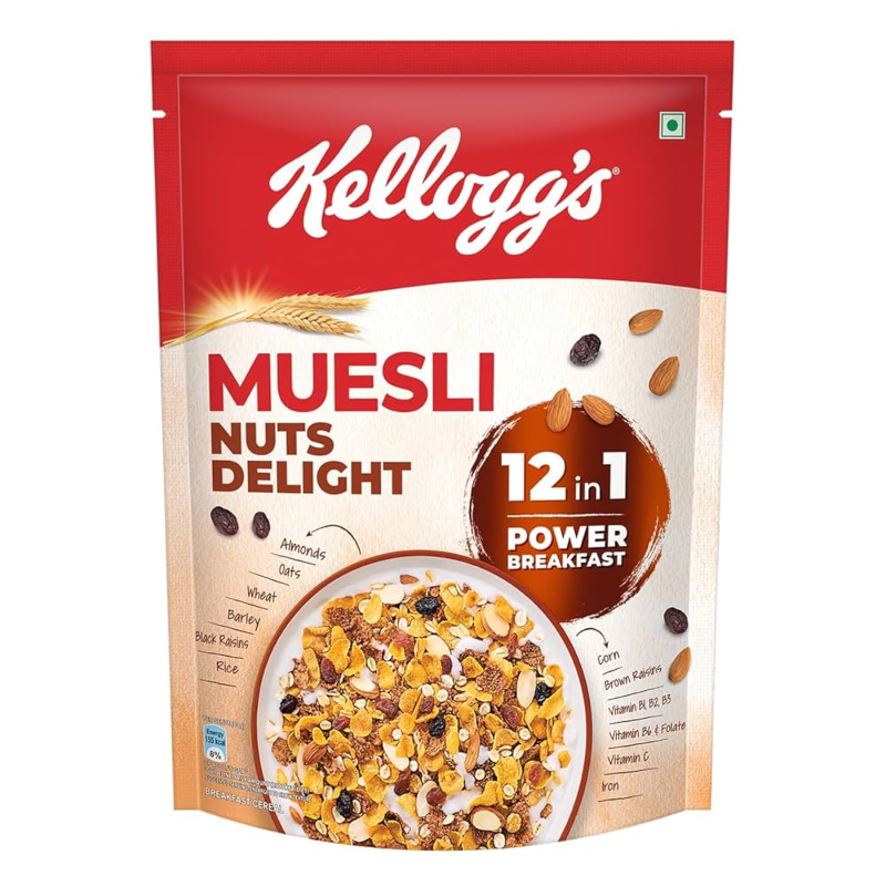 Kelloggs Muesli Nuts Delight 500gm