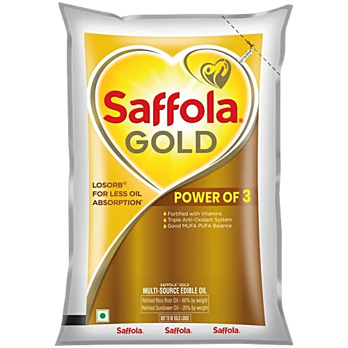 Saffola Gold Oil 1Lt Pouch