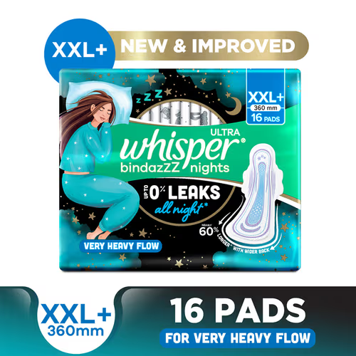 Whisper Bindazz Nights XXL+ 16pads