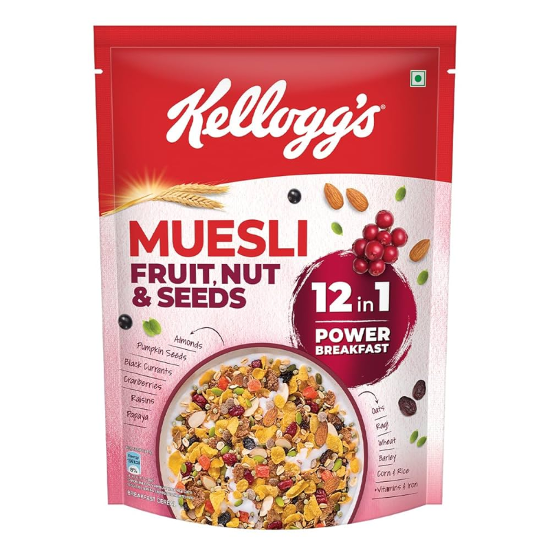 Kelloggs Muesli Fruit & Nuts 500gm