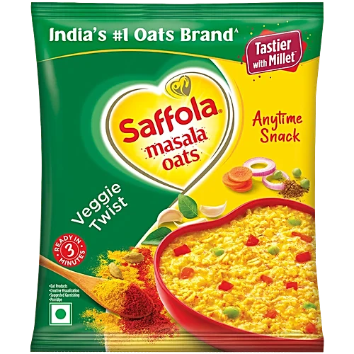 Saffola Masala Oats Veggie Twist 38gm