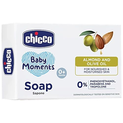 Chicco Baby Soap Almand&Olive Oil 125gm