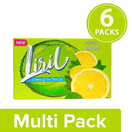 Liril Lemon & Tea Tree Oil Soap 125*6 GM