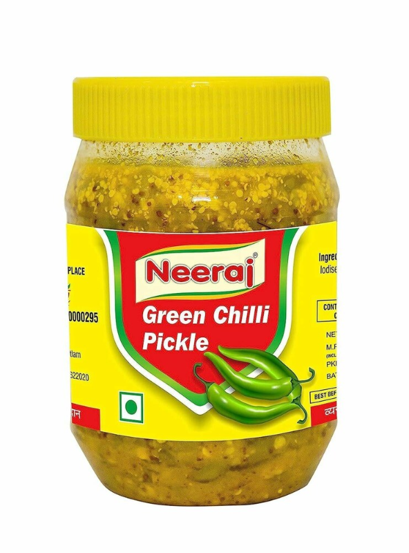 Neeraj Green Chilli Pickle 500Gm