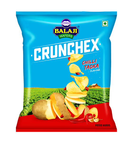 Balaji Wafers Crunchex Chilli Tadka 135g