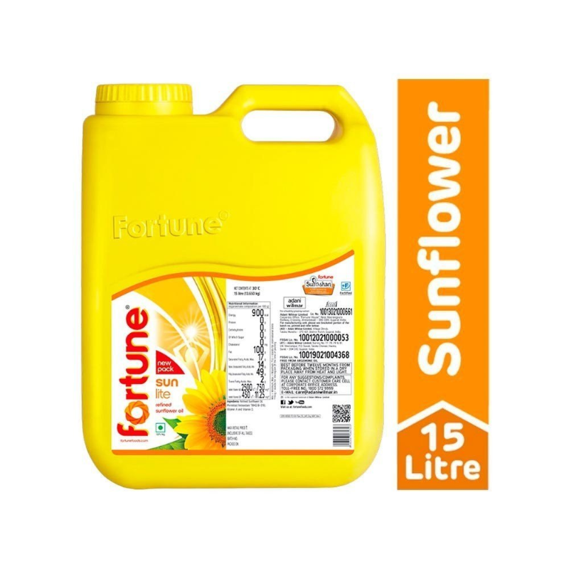 Fortune Sunlite Sunflower Oil 15L BOX