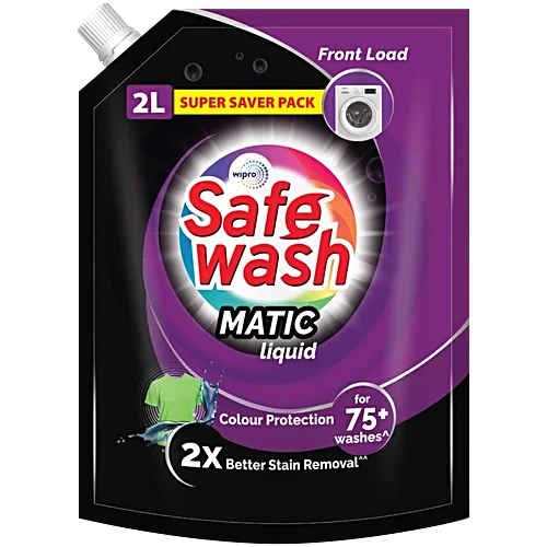 Safe Wash Matic Liq.Pauch Front Load 2L