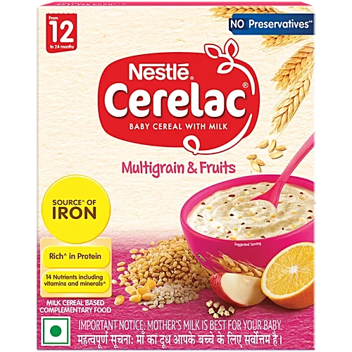 Cerelac Multigrain & Fruit 12+M 300gm
