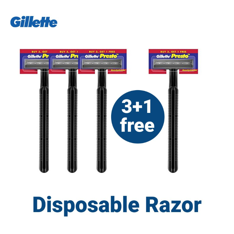 Gillette Presto 3+1 Offer