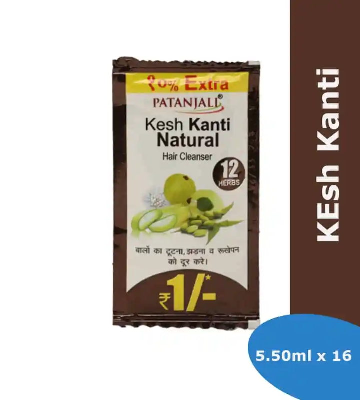 Patanjali Shampoo Pouch 6*16