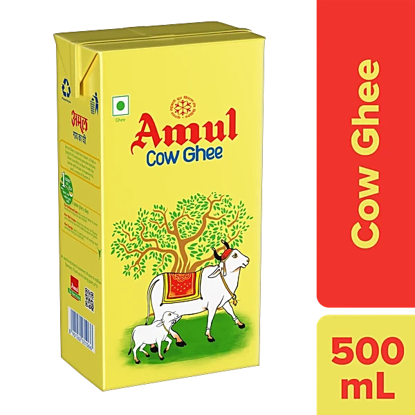 Amul Cow Ghee Tetra Peck 500ml