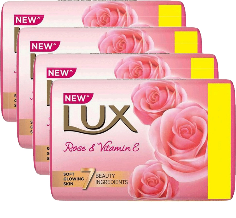 Lux Rose Soap 3+1