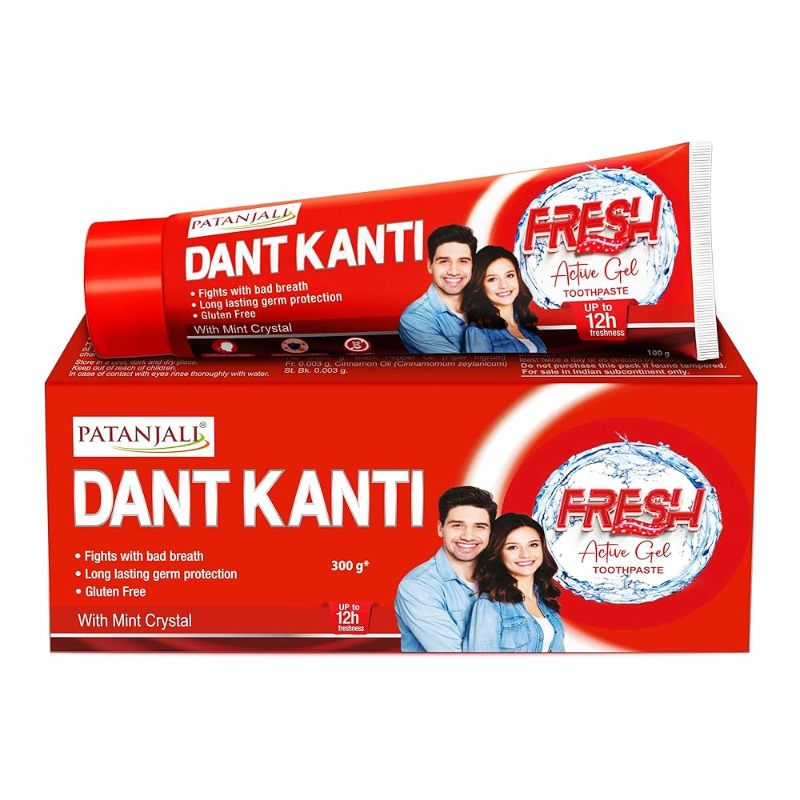 Patanjali Fresh Active GelMint Paste100g