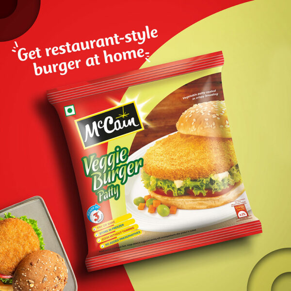 Mccain Veggie Burger Patty 360gm