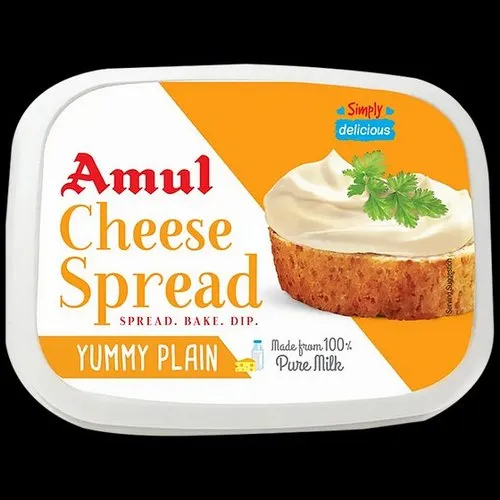 Amul Cheese Spread Plain Tub 200Gm