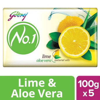 Godrej No.1 Lime Soap 4+1