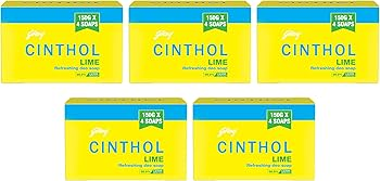 Cinthol Lime Soap 4+1