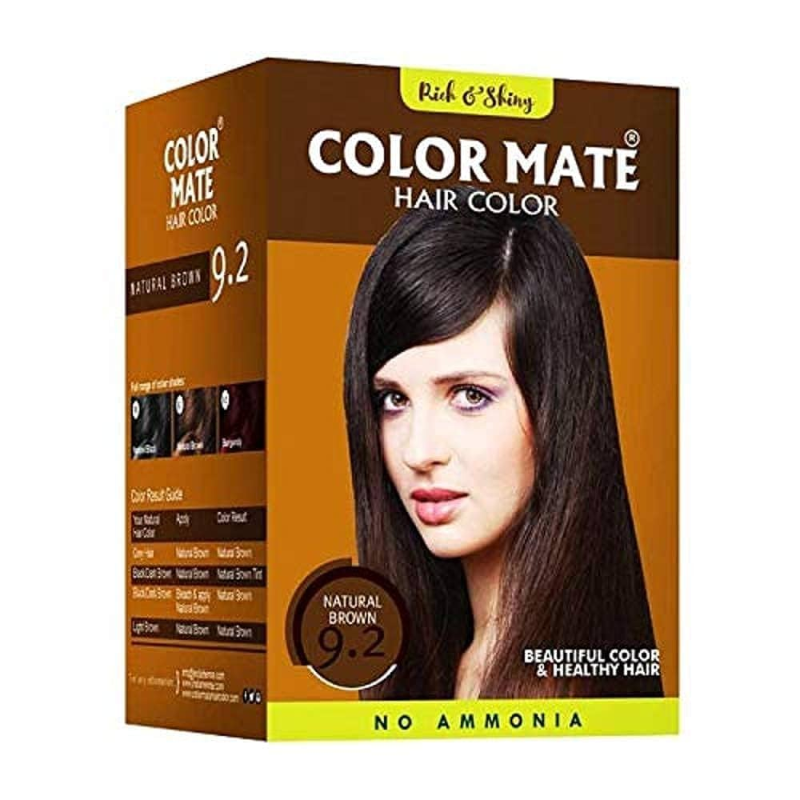 Color Mate Hair Colour Natural Brown 15g