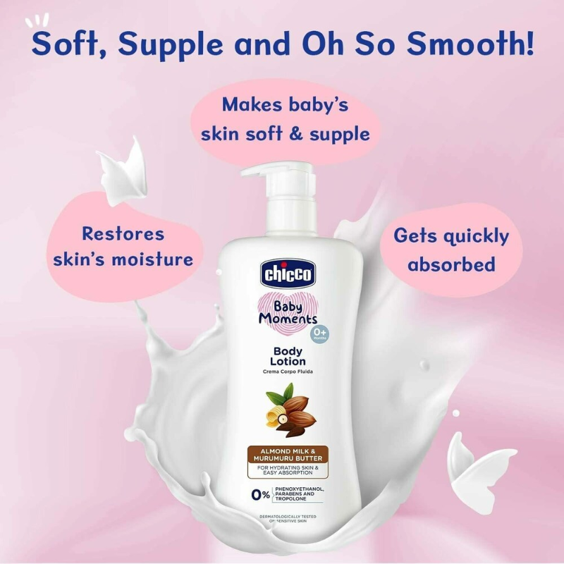 Chicco Baby Lotion Almond Mil &But 100ml