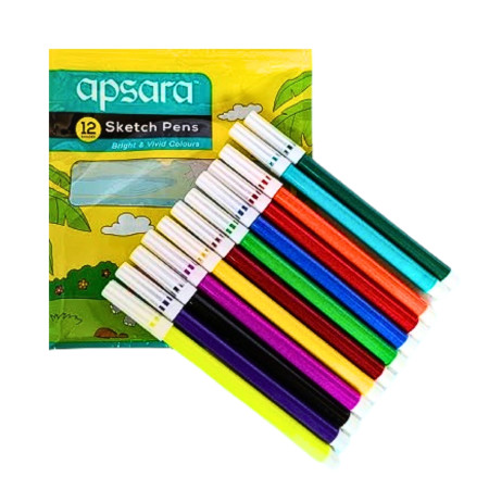 Apsara Sketch Pens 12N