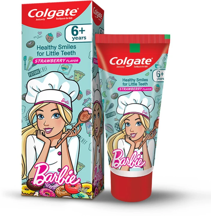 Colgate Kids Barbie 6+Yyear 80gm