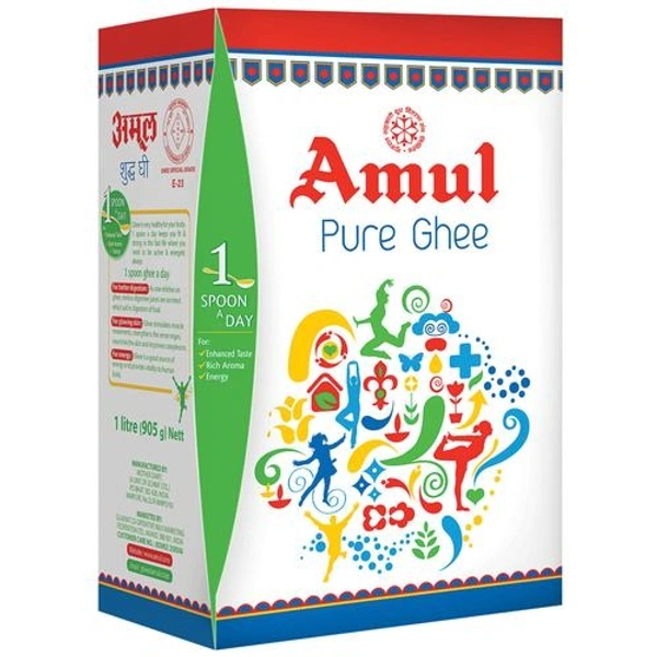 Amul Pure Ghee Tetra 500ML.Box