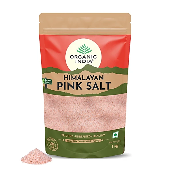 Oraganic India Himalayan Pink Salt 1kg