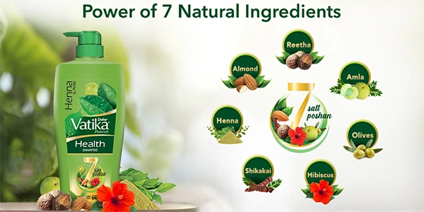 Vatika Health Shampoo 100ml