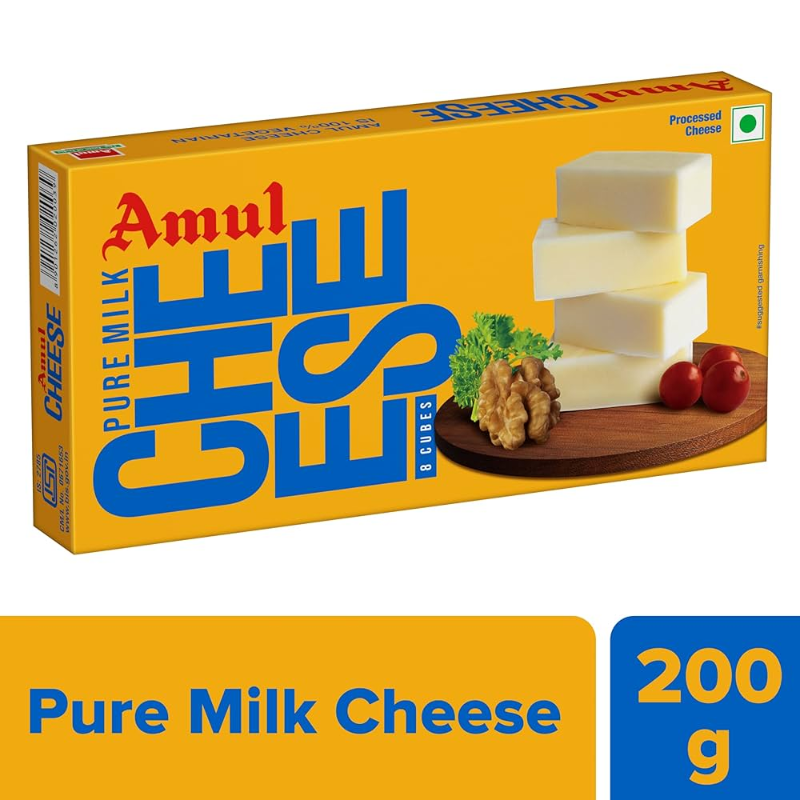 Amul Cheese 8 Cubes 200Gm