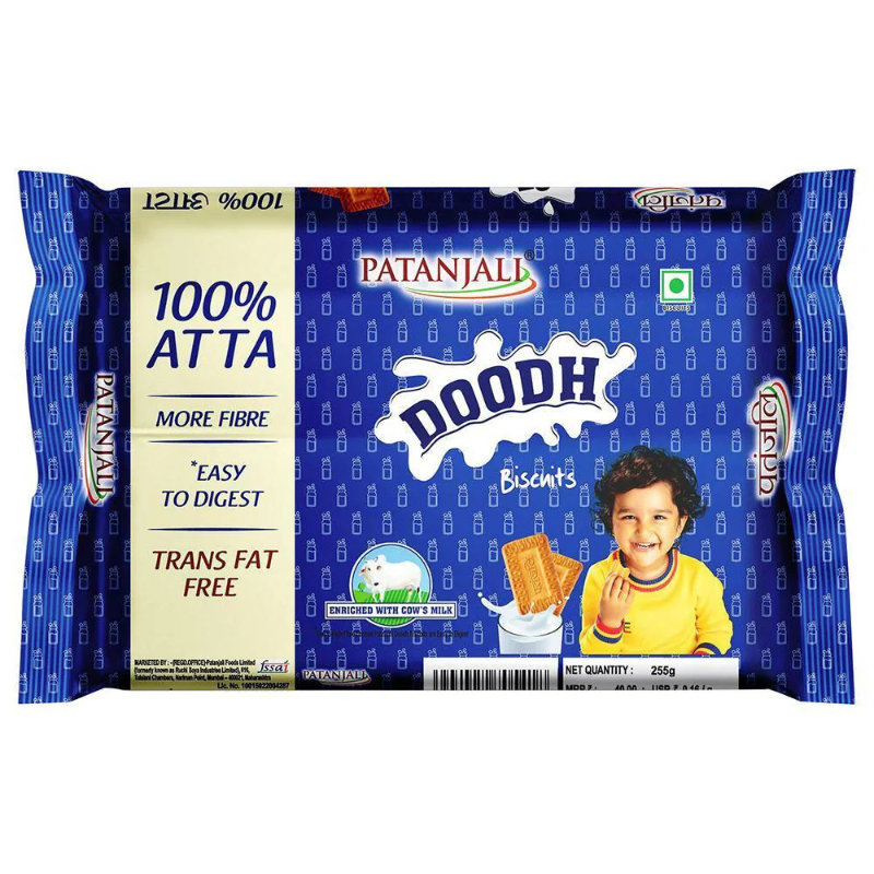 Patanjali Milk Biscuits 255g