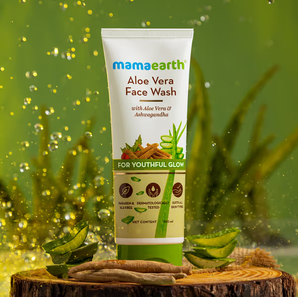 Mamaearth Aloe Vera Face wash YG 100ml