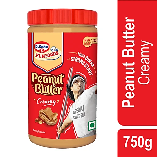 Funfoods Peanut Butter Creamy 750gm