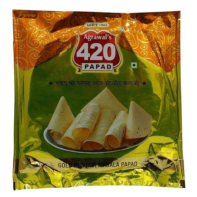 420 Gold Punjabi Masala Papad 200g