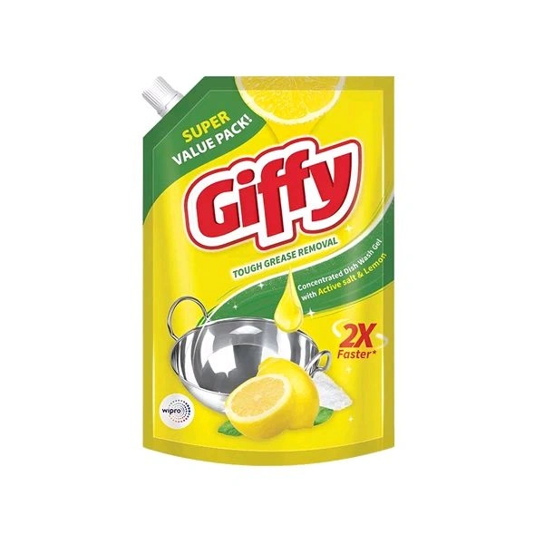 Giffy Dishwash Lemon Gel 125 ml