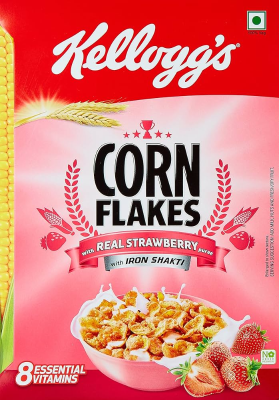 Kelloggs Corn Flakes Strawberry 275gm