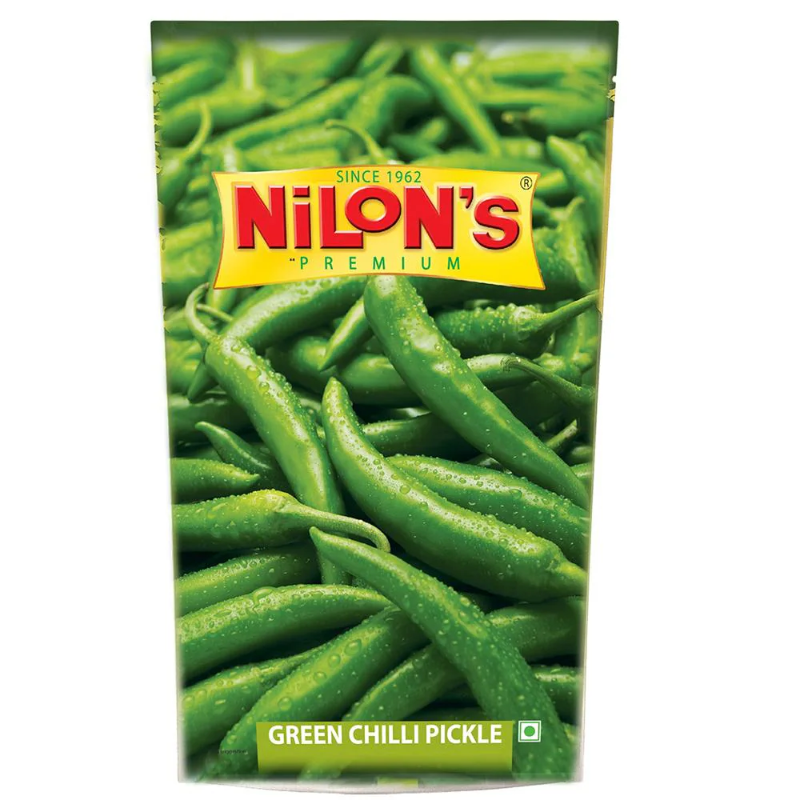 Nilon's Green Chilli Pickle 200Gm