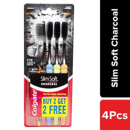 Colgate Slim Soft charcoal Brush B2G2