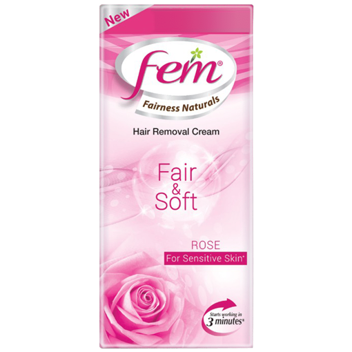 Fem Fair&Soft Rose Hair Remove Cream 60g