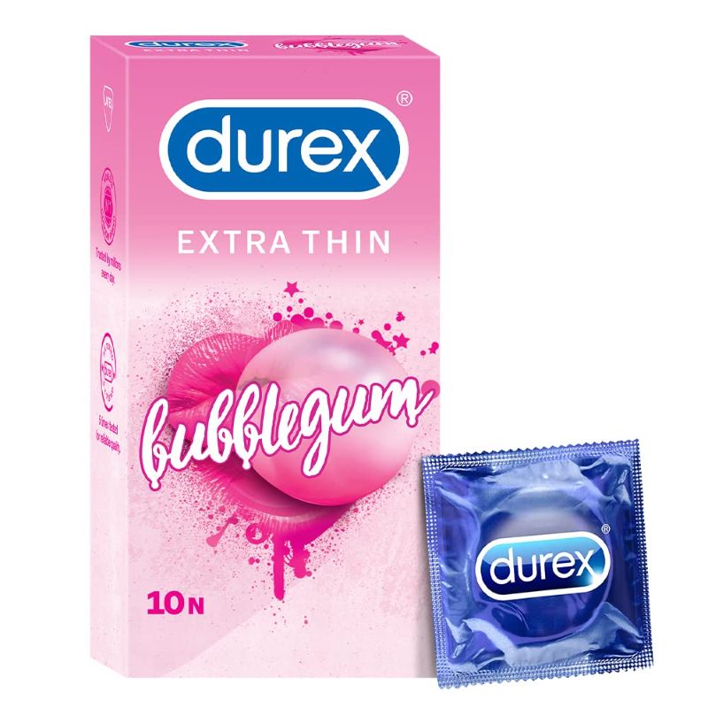 Durex Extra Thin Bubblegum 10N