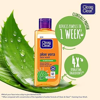 Clean & Clear Aloe Vera Face wash 50ml