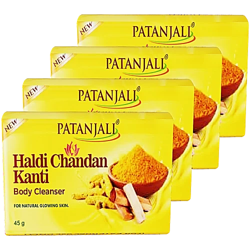 #Patanjali Haldi chandan Soap 4 Set